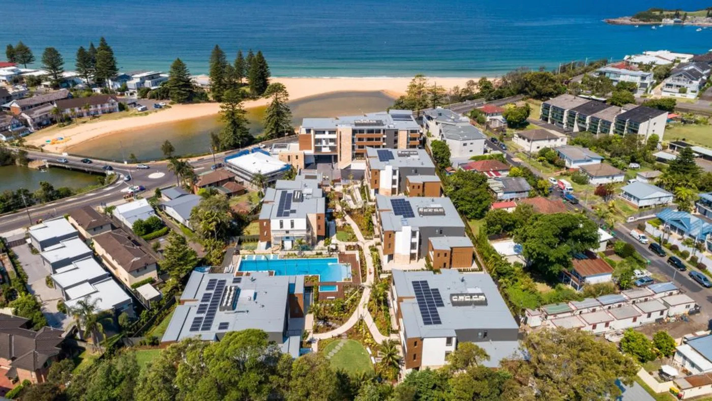 Elysium Terrigal aerial view